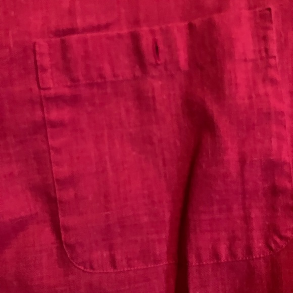 Lee Women’s Vibrant Red Casual Button Down Shirt - Picture 4 of 5